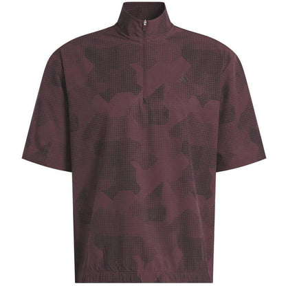 Adidas Go-To DWR Short Sleeve Half-Zip Herrengolfpullover Red