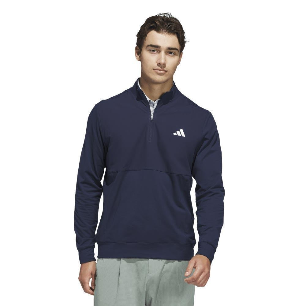 Adidas Ultimate365 Tour Quarter Zip Herrengolfpullover Navy