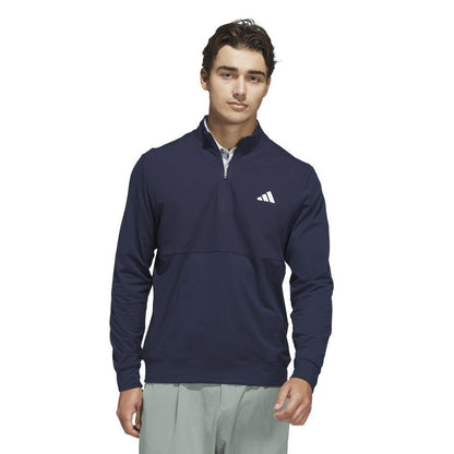 Adidas Ultimate365 Tour Quarter Zip Herrengolfpullover Navy