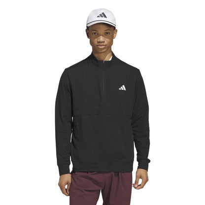 Adidas Ultimate365 Tour Quarter Zip Herrengolfpullover Black
