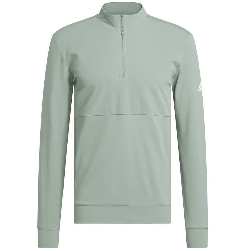 Adidas Ultimate365 Tour Quarter Zip Herrengolfpullover Grey-Green