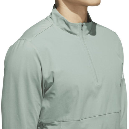 Adidas Ultimate365 Tour Quarter Zip Herrengolfpullover Grey-Green