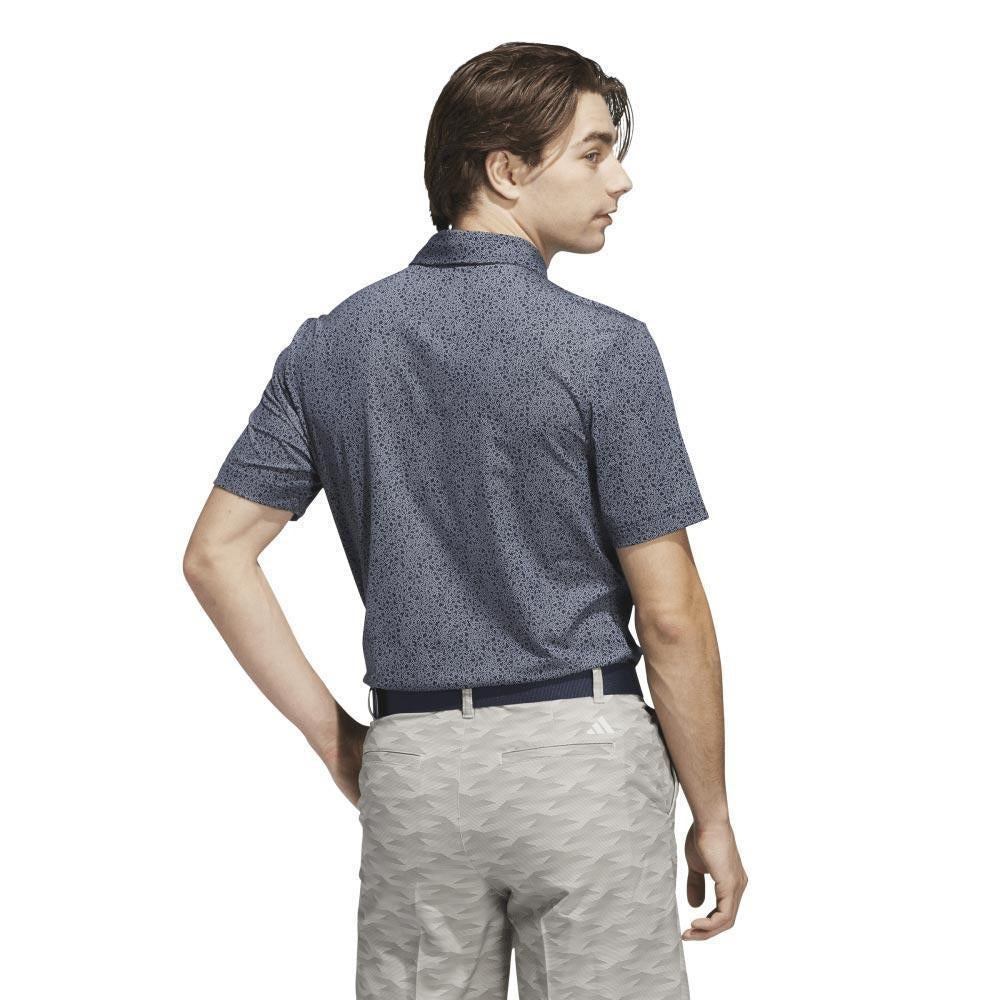 Adidas Ultimate365 Mini Bunker Herrengolfpoloshirt Navy