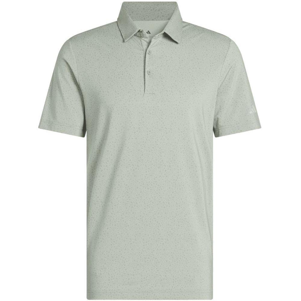 Adidas Ultimate365 Mini Bunker Herrengolfpoloshirt Green