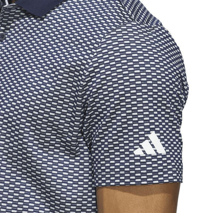 Adidas Beyond The Course Textured Herrengolfpoloshirt Navy