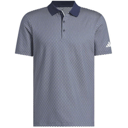 Adidas Beyond The Course Textured Herrengolfpoloshirt Navy