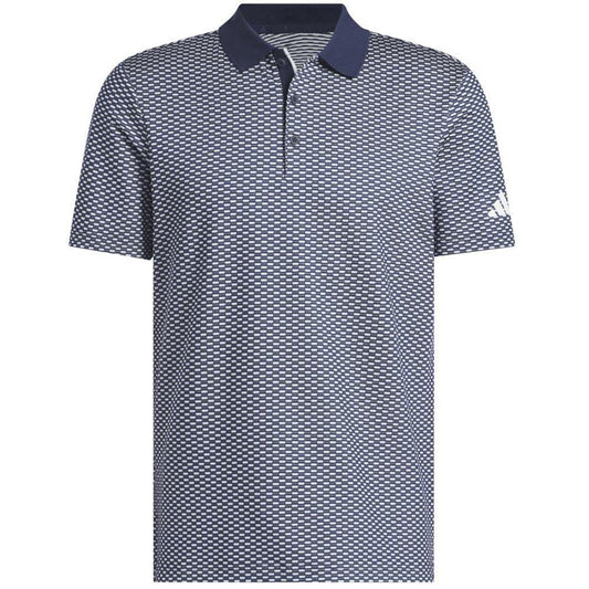 Adidas Beyond The Course Textured Herrengolfpoloshirt Navy