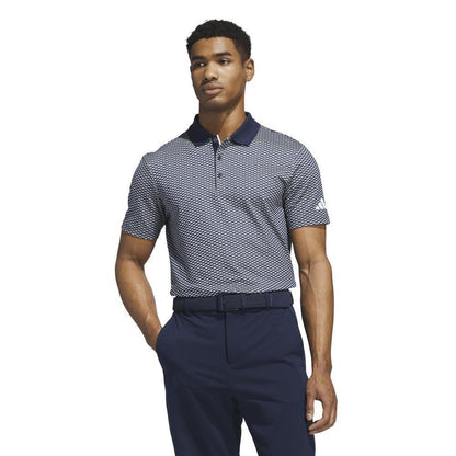 Adidas Beyond The Course Textured Herrengolfpoloshirt Navy