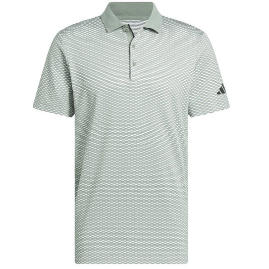 Adidas Beyond The Course Textured Herrengolfpoloshirt Grey-Green