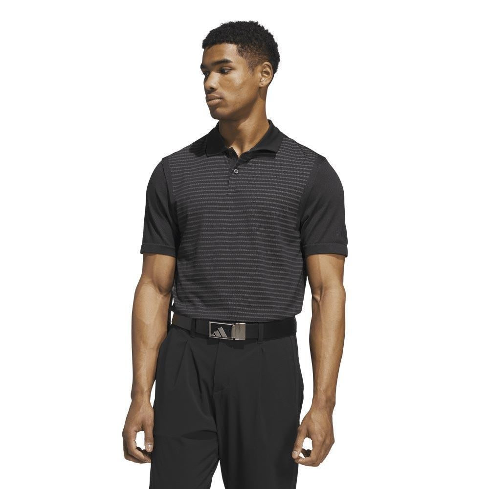 Adidas Ultimate365 Tour Seamless Herrengolfpoloshirt Black