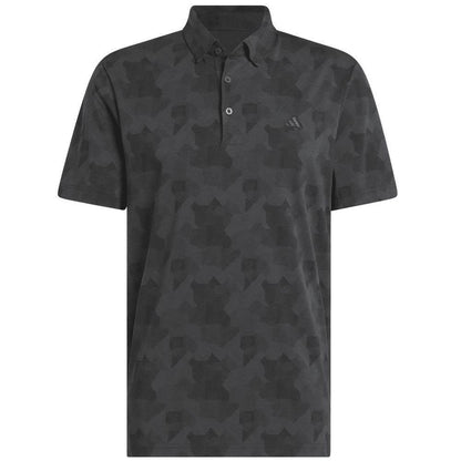 Adidas Go-To Printed Herrengolfpoloshirt Black