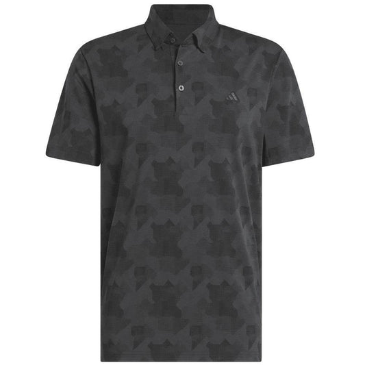 Adidas Go-To Printed Herrengolfpoloshirt Black