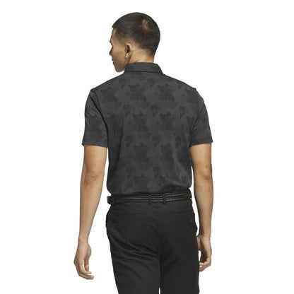 Adidas Go-To Printed Herrengolfpoloshirt Black