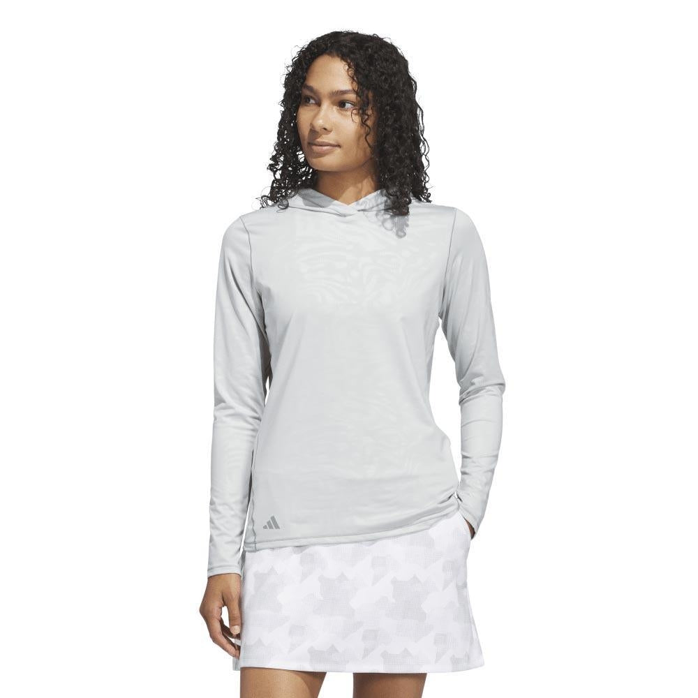 Adidas Ultimate365 Emboss Damenhoodie Silver