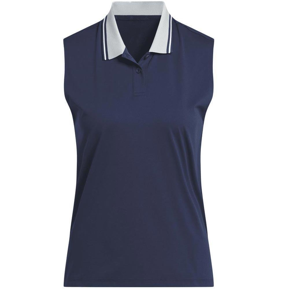 Adidas Beyond The Course Twistknit Damengolfpoloshirt Navy