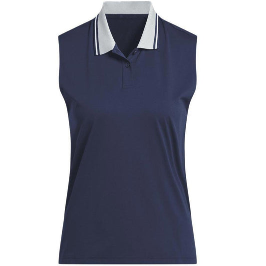 Adidas Beyond The Course Twistknit Damengolfpoloshirt Navy