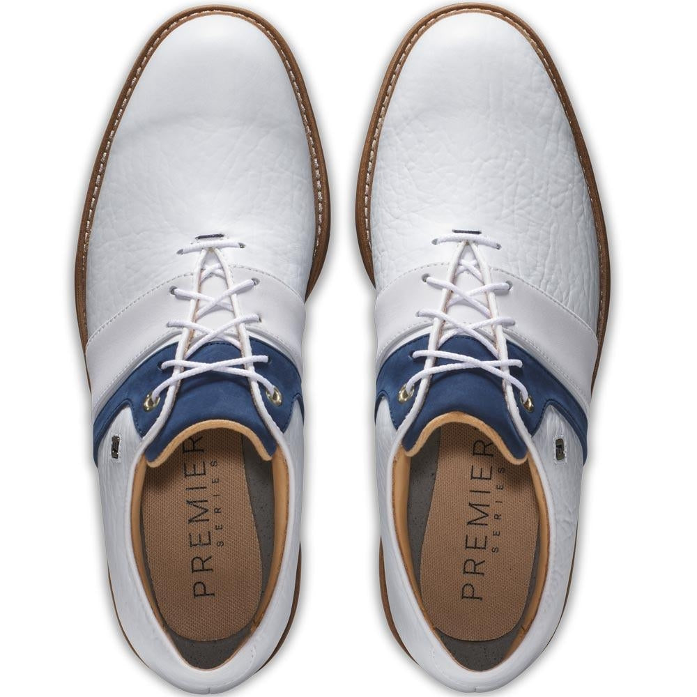 FootJoy Premiere Series Packard LX Herrengolfschuhe White-Navy-White