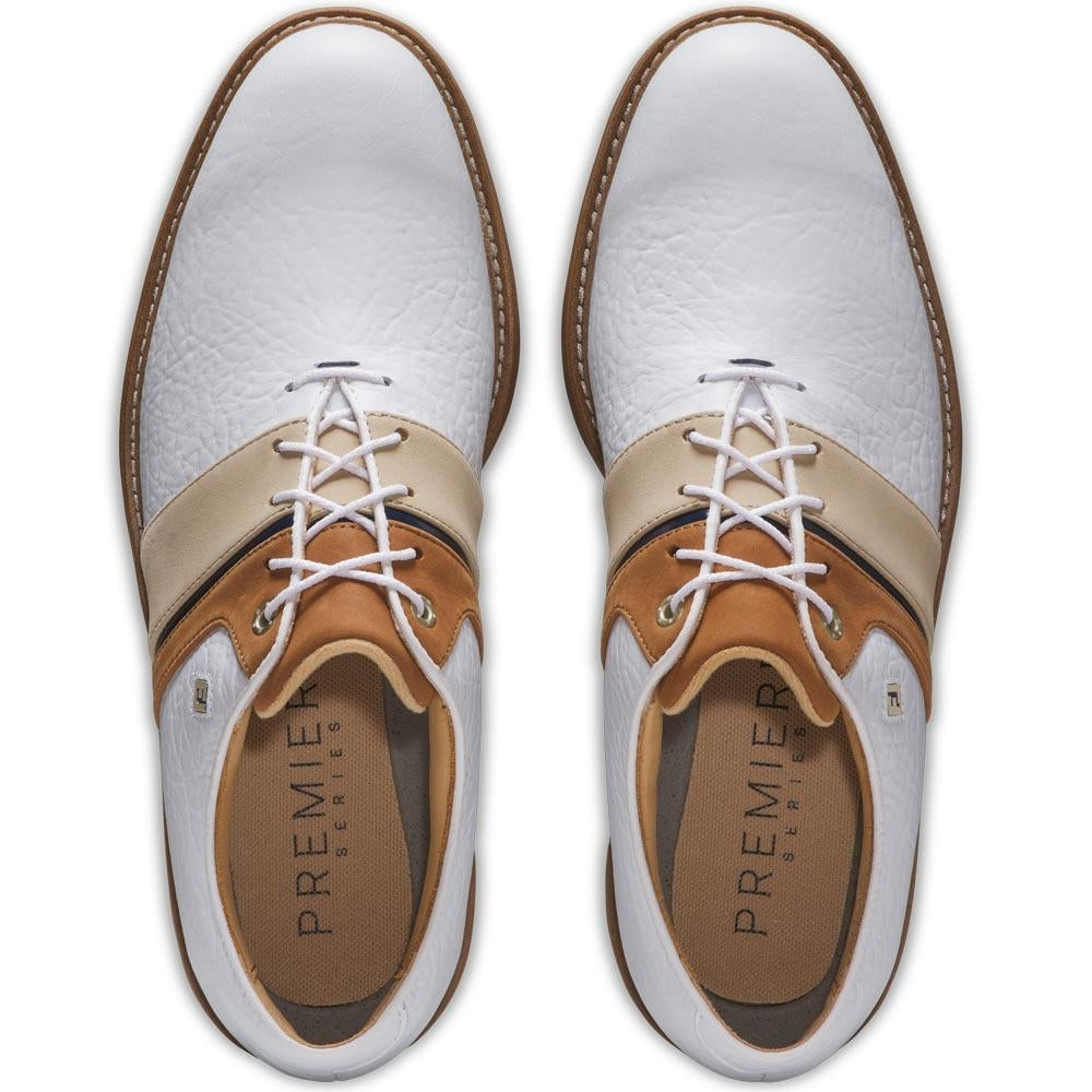 FootJoy Premiere Series Packard LX Herrengolfschuhe White-Blue-Brown