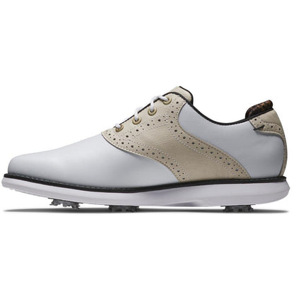 FootJoy Traditions Damengolfschuh White-Tan