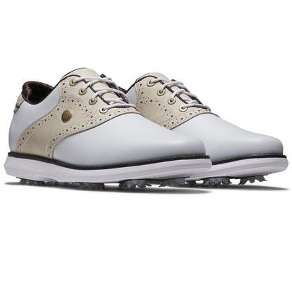 FootJoy Traditions Damengolfschuh White-Tan