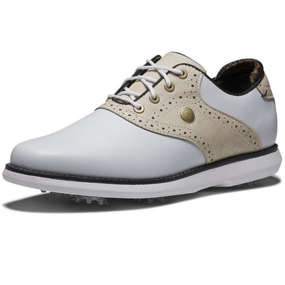 FootJoy Traditions Damengolfschuh White-Tan