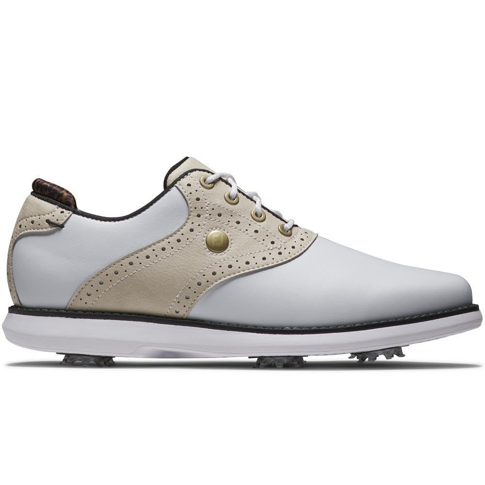 FootJoy Traditions Damengolfschuh White-Tan