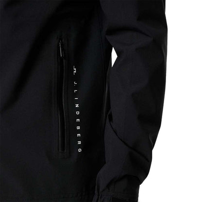 Lindeberg M Arvid Herrengolfregenjacke Black