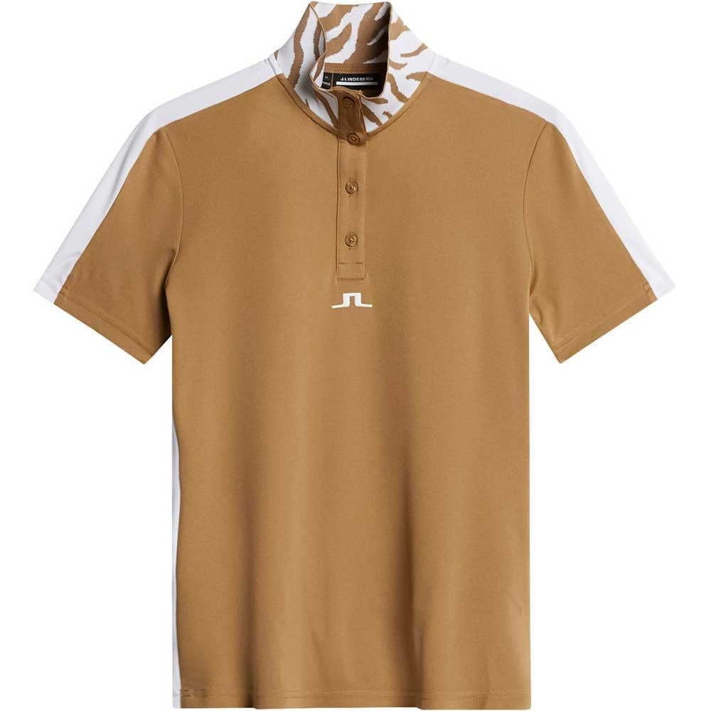 Lindeberg W Pip Damengolfpoloshirt Tigers Eye
