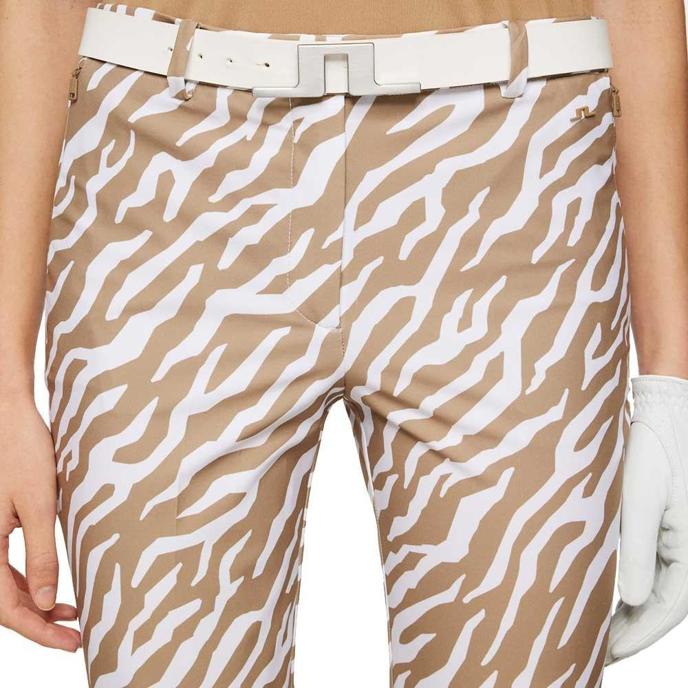 Lindeberg W Pia Print Damengolfregenhose Tiger Eye