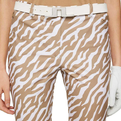 Lindeberg W Pia Print Damengolfregenhose Tiger Eye
