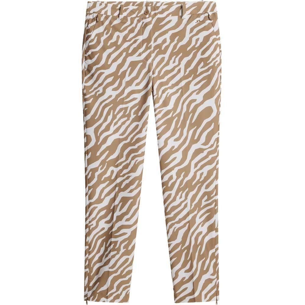 Lindeberg W Pia Print Damengolfregenhose Tiger Eye