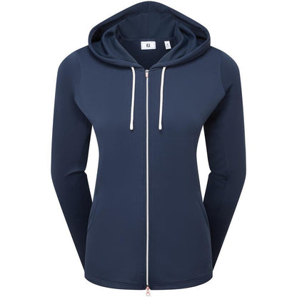 FootJoy Full-Zip Hoodie Damengolfjacke Navy