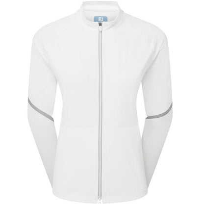 FootJoy Temposeries Full-Zip Damengolfjacke White-Silver