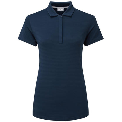 FootJoy Jacquard SS Damengolfpoloshirt Navy