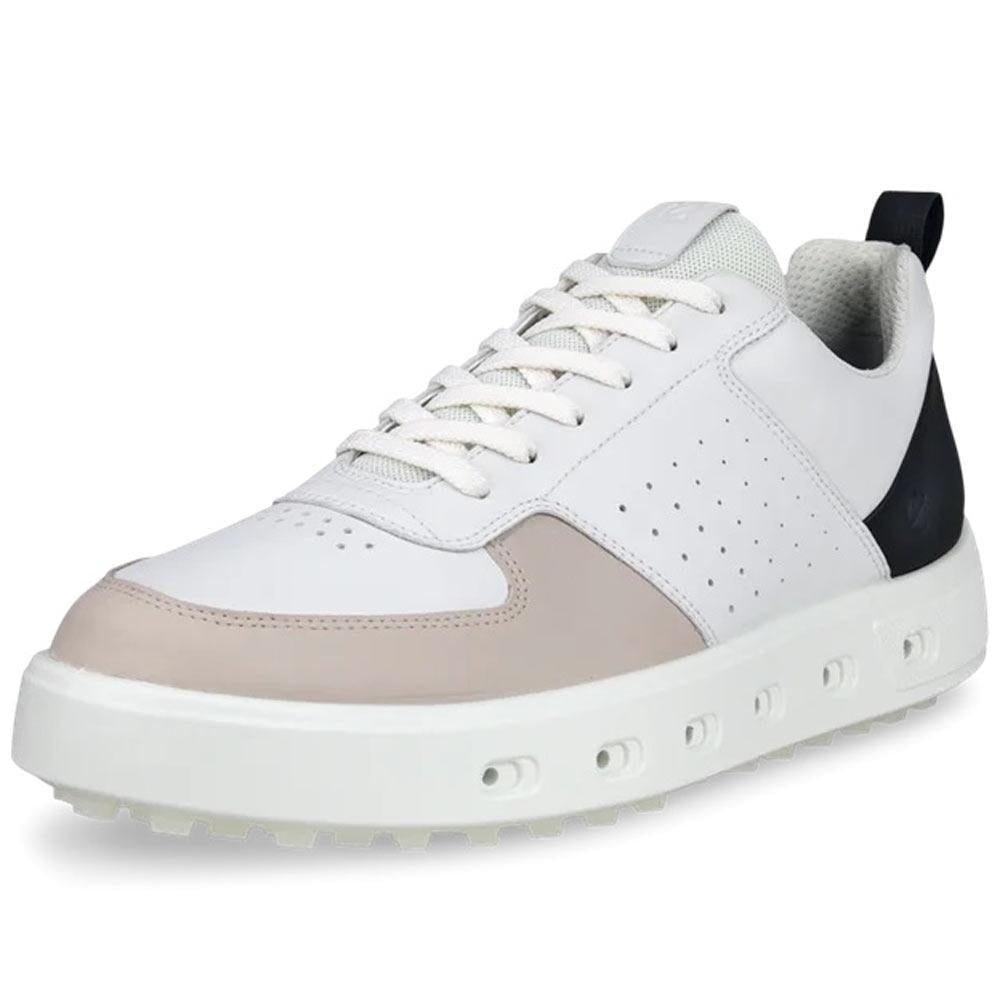 Ecco Golf Street 720 Herrengolfschuhe White-Black-Gravel