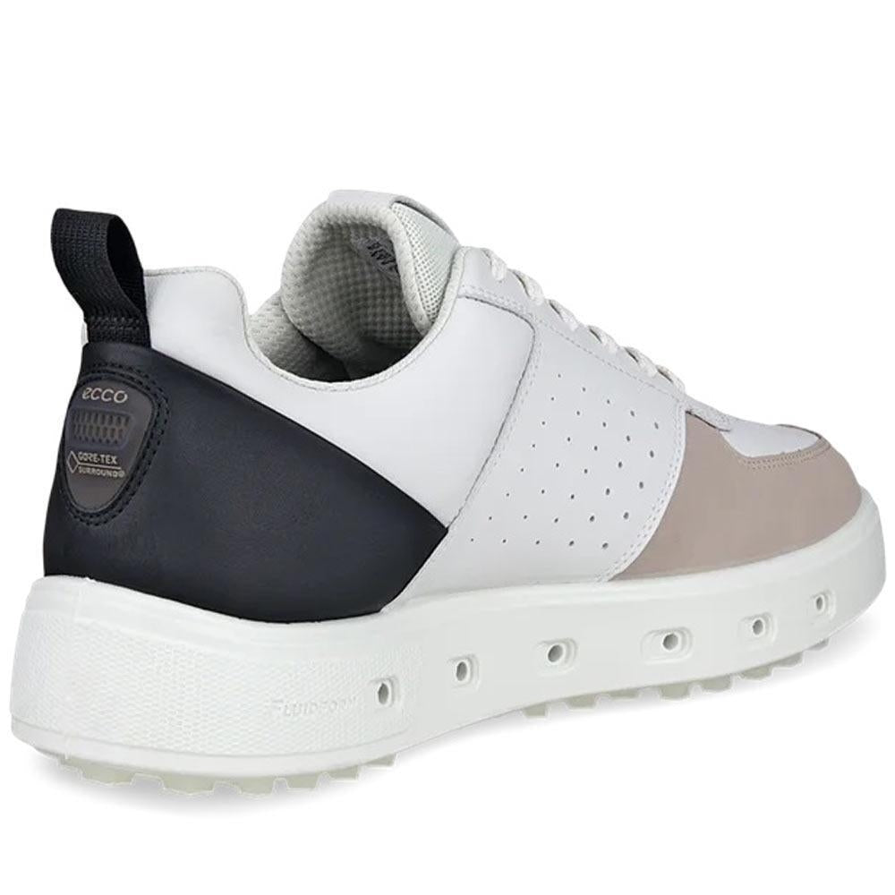 Ecco Golf Street 720 Herrengolfschuhe White-Black-Gravel
