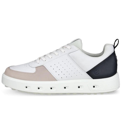 Ecco Golf Street 720 Herrengolfschuhe White-Black-Gravel