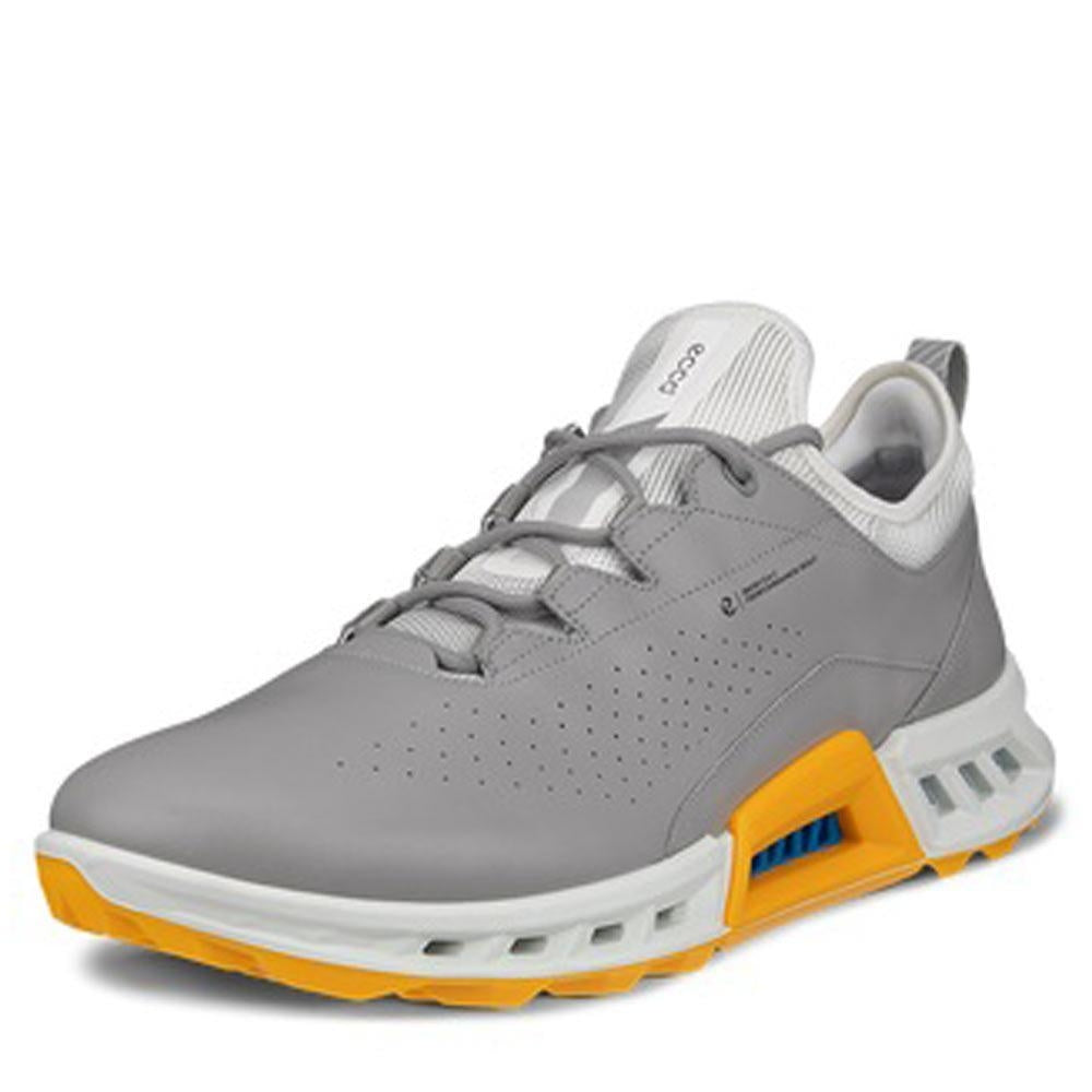 Ecco Biom C4 Hybrid Herrengolfschuhe grey-sunrise