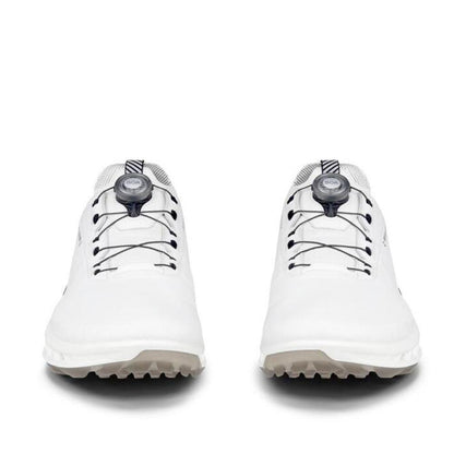 Ecco Biom C4 Hybrid Herrengolfschuhe weiss-schwarz