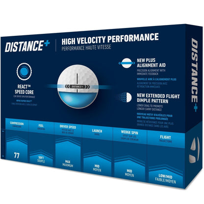 TaylorMade Distance+ Golfbälle 2025