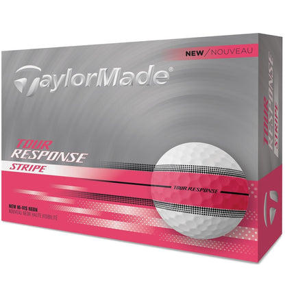 TaylorMade Tour Response Neon Stripe Golfbälle 2025