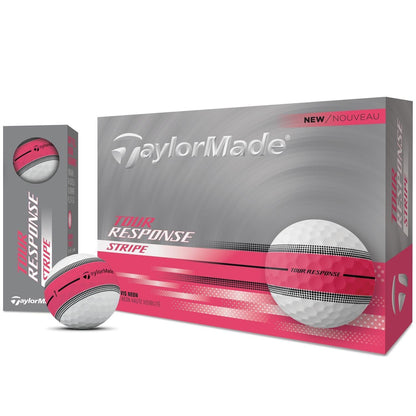 TaylorMade Tour Response Neon Stripe Golfbälle 2025