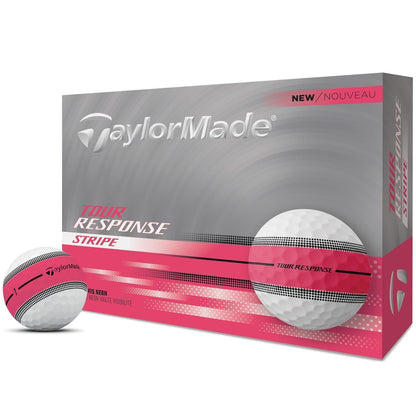 TaylorMade Tour Response Neon Stripe Golfbälle 2025