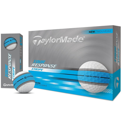 TaylorMade Tour Response Neon Stripe Golfbälle 2025