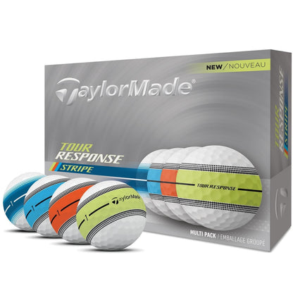TaylorMade Tour Response Neon Stripe Golfbälle 2025