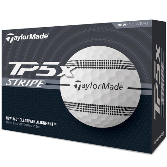 TaylorMade TP5x Stripe Golfbälle 2025