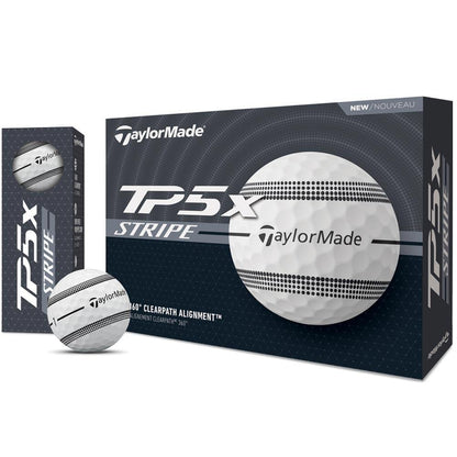 TaylorMade TP5x Stripe Golfbälle 2025