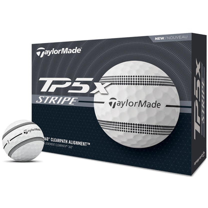 TaylorMade TP5x Stripe Golfbälle 2025