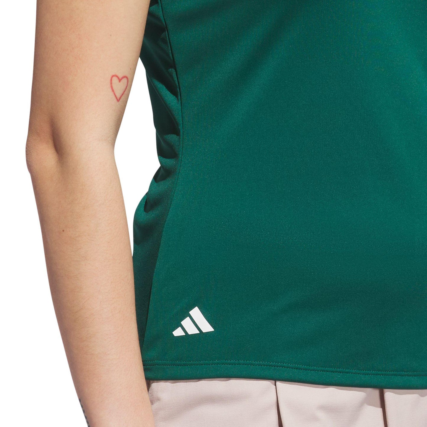 adidas Solid Performance Short Sleeve Damenpoloshirt green
