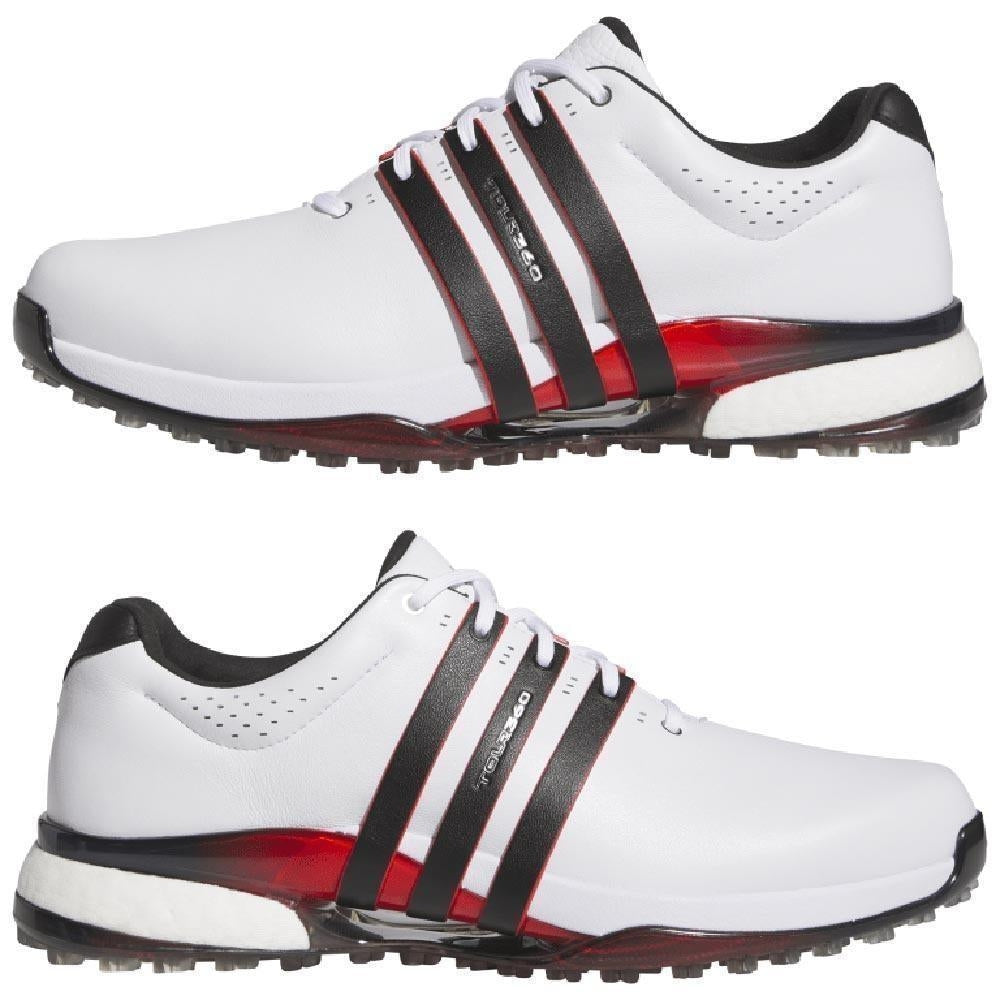 Adidas Tour360 25 Spkl Herrengolfschuhe White-Black-Red